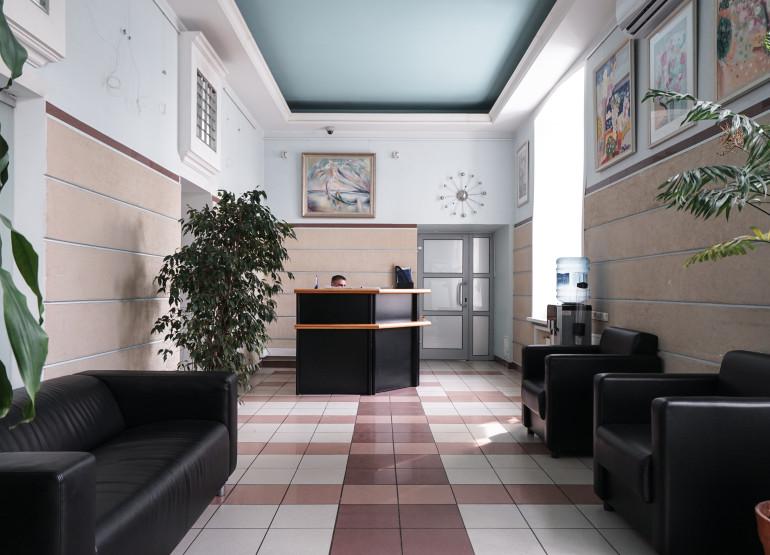 Ferrein plaza: Вид главного ресепшен здания